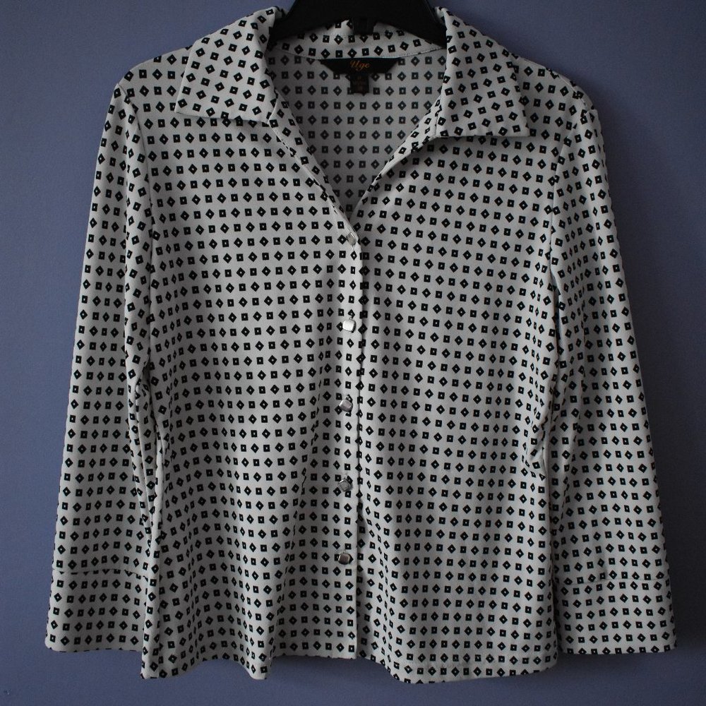 UGE Polka Squared-Style Cardigan